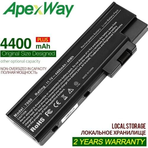 ApexWay 4400 мАч Аккумулятор для for dell 310-6321 312-0340 312-0348 D5318 F5635 G5260 for inspiron 6000 9200 9300 9400 E1705