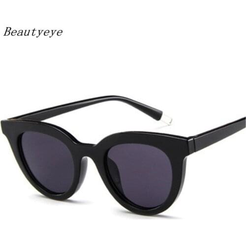 Beautyeye 2018 Limited Promotion Sunglasses For Cat Eye Lunettes De Soleil Mode Luxe Marque Designer Lady Femme Points Miroir