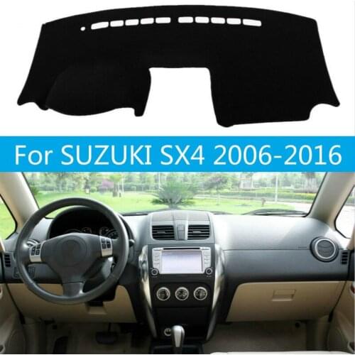 Dashboard Cover Sun Shade Non-slip Dash Mat Pad Carpet Car Stickers Interior Accessories For SUZUKI SX4 2006 2007 2008 2009-2016