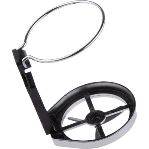 Flexible Drink Coffee Bottle Car Clip-on Mount Holder Support Bracket Silver