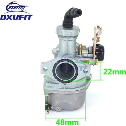 DXUFIT PZ22 Carburator 22mm Quad 2/4 Stroke 50cc to 125cc Chinese ATV Dirt Bike Cable Choke Lever2