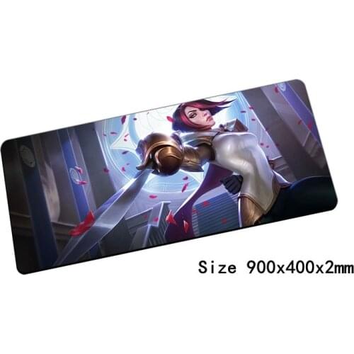 Fiora mouse pad 900x400x2mm pad mouse lol notbook computer mousepad Grand Duelist gaming padmouse gamer keyboard mouse mats