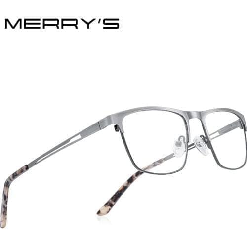 MERRYS DESIGN Titanium Alloy Reading Glasses For Men Women Anti Blue Light Blocking CR-39 Resin Glasses Lenses S2281FLH