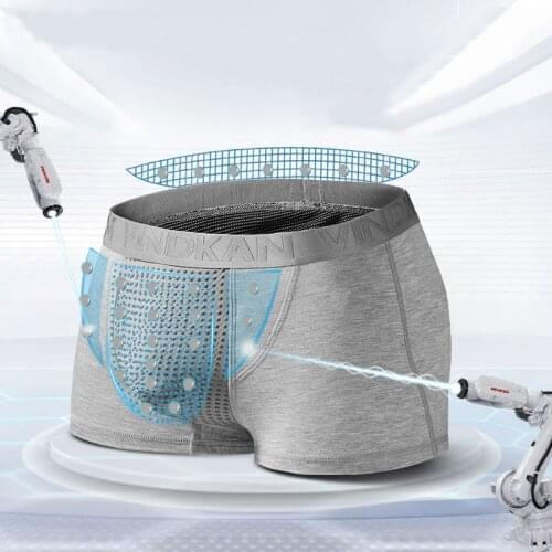 3 Pieces Shorts Male Underwear Mens Sexy Magnetic Therapy Boxer Shorts Health Care Underwear Breathable Casual Boxer Panties 06