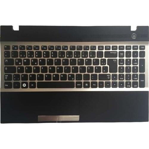 New German keyboard for samsung NP300V5A NP305V5A 305V5A 300V5A BA75-03318C GR Laptop keyboard Whit silver frame