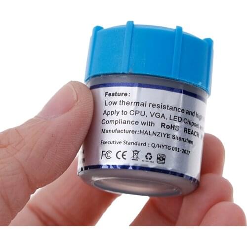 25g Grey Silicone Compound Thermal Paste Conductive Grease Heatsink For CPU GPU Chipset Notebook Cooling With Scraper