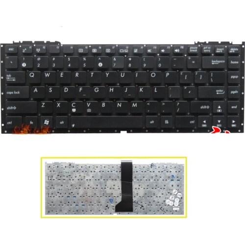 SSEA New laptop US Keyboard no frame for ASUS U33 U43 U43F U43J U33Jc