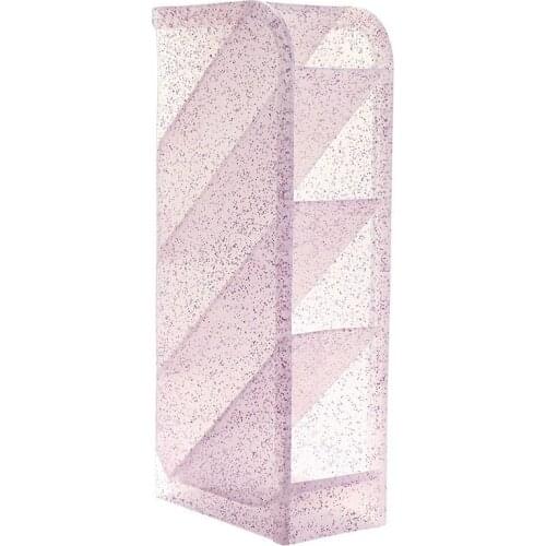 Creative Fashion Transparent Multifunctional Desktop Storage Box For School Office Pencil Holder Organizer Cute Desk Accessories