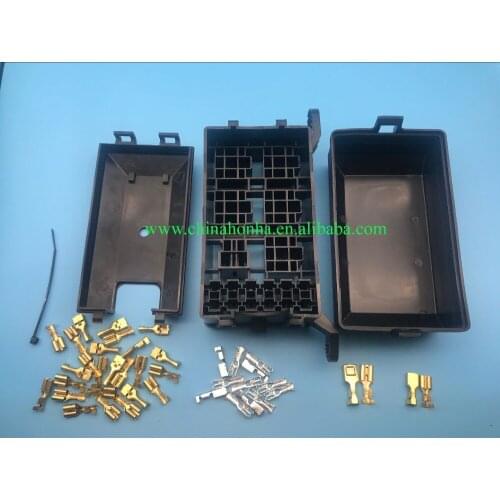 High Quality Automotive Fuse Box 6 Relay Relay Box Holder 5 Road For Nacelle Car Truck SUV Insurance Factory Supplier