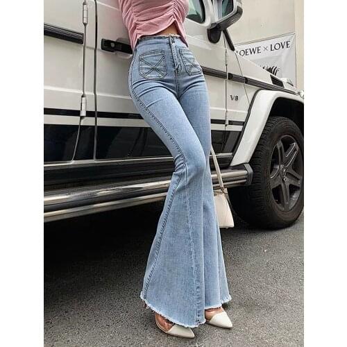 Женские джинсы клеш XIBANI China At AliExpress