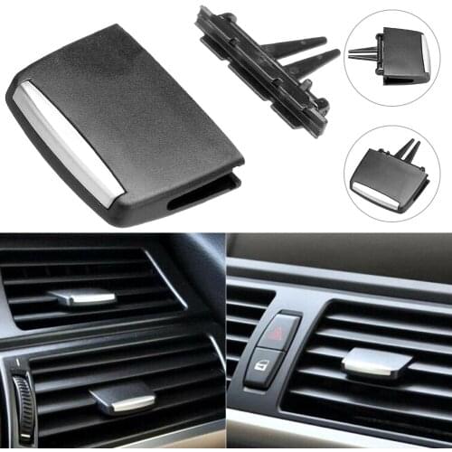 1Pc Car Interior Accessories Front / Rear Center A/C Air Conditioning Vent Outlet Tab Clip Repair Kit for BMW X5 E70 X6 E71