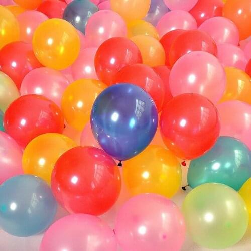10 inch 10pcs/bag 21 Colors Pearl Latex Thicker Inflatable Round Balloons Wedding Happy Birthday Party Balloons Decoration