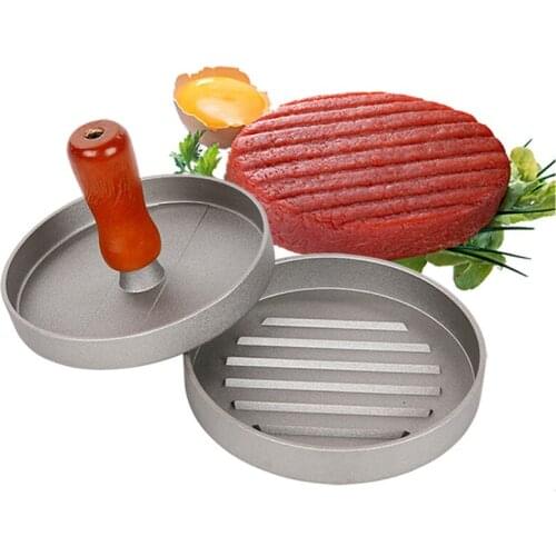 Non-stick Aluminum Hamburger Press Meat Patty Mold Burger Press Maker Size 12cm/4.8inch Kitchen Accessories