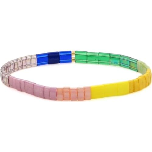 Go2boho Bracelet Glass Beads Bracelets Women Femme Pulseira Mujer New 2020 Friends Miyuki Tila Gift Summer Beach Armband Jewelry