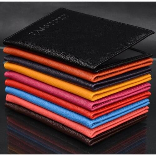 2019 New High Quality Travel Passport Holder Cover on the Case for Womens Men Adventure porta passaporte pasport paspoort