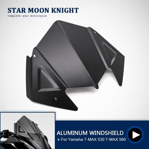 For Yamaha T-MAX 530 560 TMAX530 T MAX 2017-2020 Motorcycle Windshield Windscreen Cover Aluminum Alloy Wind Shield Deflectore