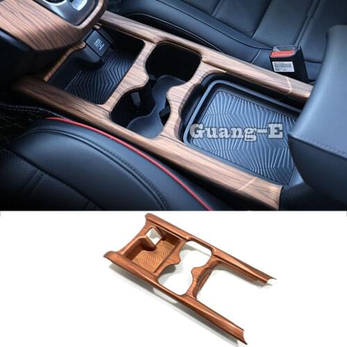 For Honda CRV CR-V 2017 2018 2019 2020 Car Detector Inner Interior Trim ABS Chrome Lamp Front Center Console Cup Gear Box Frame