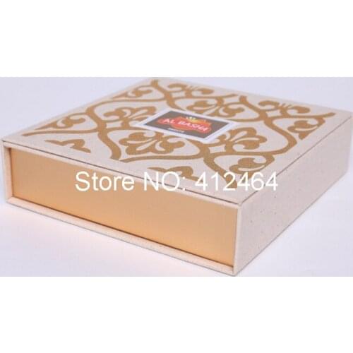 Custom made rigid cardboard wine glass gift box with strong quality ( GF-134)