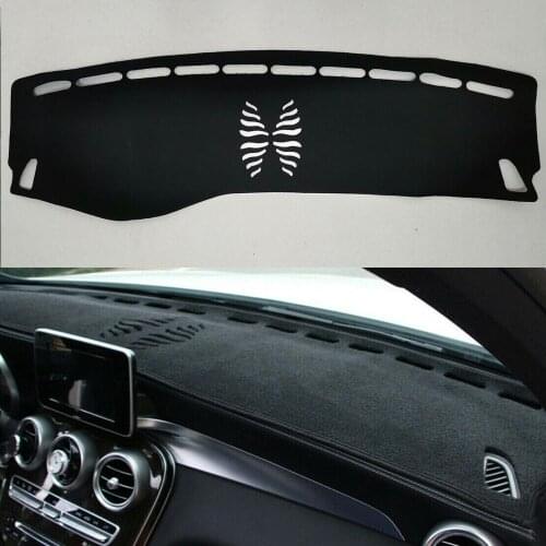 EIDRAN Car Dashboard Dash Mat DashMat Sun Shade Cover Pad Non-Slip For Mercedes Benz C GLC