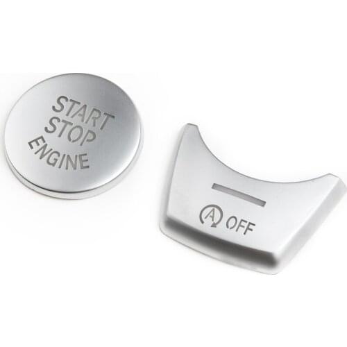 Car Button Cover For BMW 5 / 6 / 7 Series F10 GT F07 2011-2017 Start Switch ABS Equipment