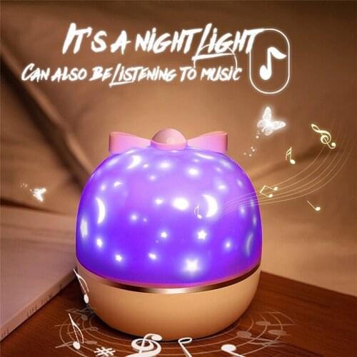 Upgrade Universe Master Light Projector With Music And 6 Projection Films Night Light For Kids Gifts Bedroom Decoraction