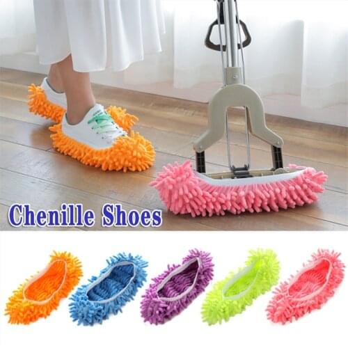 Multifunction Dust Floor Cleaning Slippers Shoes Lazy Mopping Shoes Home Floor Cleaning Micro Fiber Lazy Cleaning Shoes