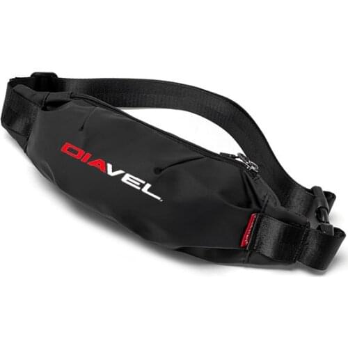 For Ducati DIAVEL Diavel LOGO Men Waist Pack Belt Hip Bum Slant back bag Chest Bag Male Motorcycle