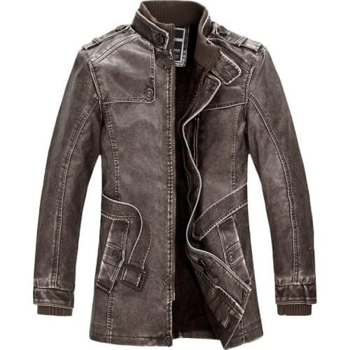 Mens PU Jackets Coats Motorcycle Leather Jackets Men Autumn winter Leather Clothing Male Casual Coats Clothing