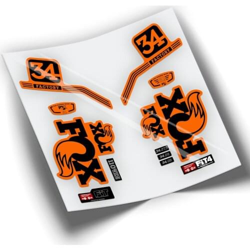 Pegatinas hairpin clip FOX 34 PRO ISSUE SERIES WP235 STICKERS