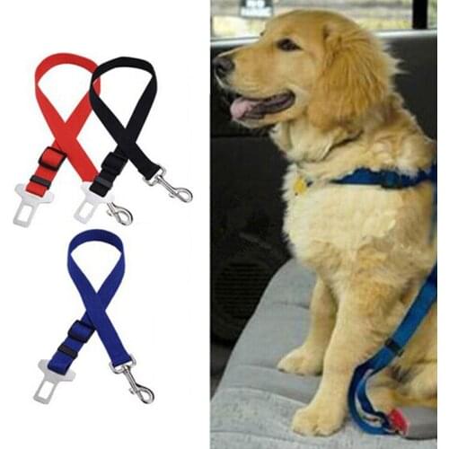 Adjustable Pet Dog Car Seat Belt Security Leash Harness Safety Belt Leash for Small Medium Dogs French Bulldog Pet Products