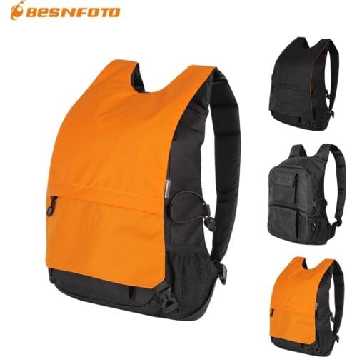 Besnfoto BN-2030 DSLR Backpack Waterproof Multifunctional Lightweight Casual Camera Bag Color Switching Style