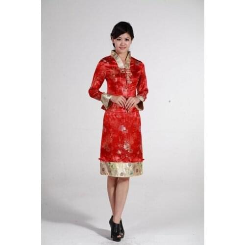 Shanghai Story New Chinese traditional Dress Long cheongsam Lady Evening Dress Cheongsam chinese wedding dresses Qipao 2 color