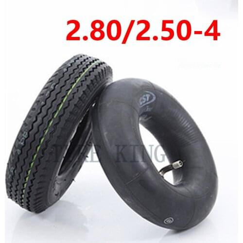 High Quality 2.80 / 2.50-4 Inner and Outer 8 Inch Pneumatic Tire for Electric Scooter Trolley Accessory