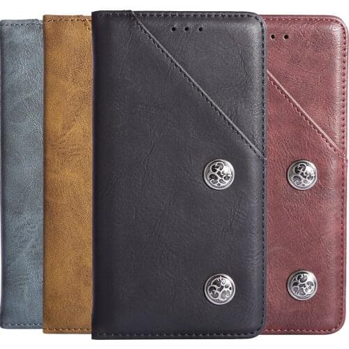 ITien Durable Business Flip Protection Genuine Leather Cover Phone Case For Caterpillar Cat B35 S52 Pouch Shell Wallet Etui Skin