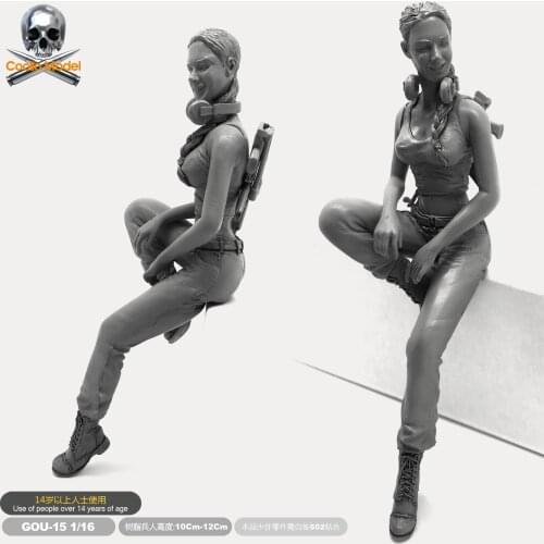 1/16 Resin Figure Resin Model Israeli Female Soldier Beauty Model Kits Unmounted Gou-15