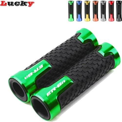 Motorcycle Accessories Handlebar Grips For Kawasaki ER-6N ER6N ER 6N 2006-2018 2010 2011 2012 2013 2014 2015 Moto Handlebar Grip