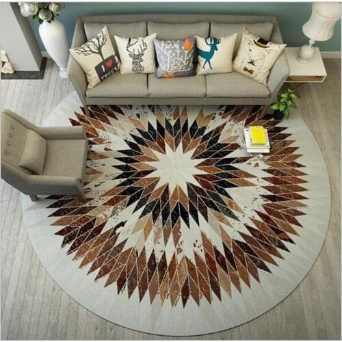 Round Carpet Nordic Modern Minimalist Hanging Basket Rugs Cloakroom Living Bedroom Coffee Table Foot Mats Home Decor Floor Mats