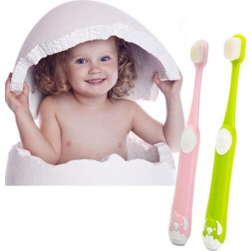 Children Toothbrush Cartoon Design Tooth Care PP Infant Soft Bristle Toothbrush for Bathroom Baby Training Toothbrush