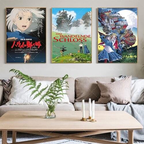DIY Diamond Painting Howls Moving Castle Movie Anime Cross Stitch Kit Embroidery Art Picture of Rhinestones Crafts Home Decor