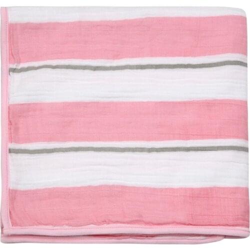 Lion Bear newborn baby blanket 0-24 Months Double Layer Muslin 2 Colors 100% Cotton swaddle Pure Kid Bathing Towel for Babies