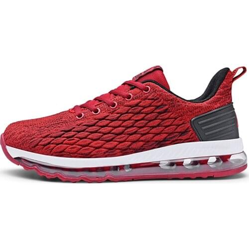 Breathable Jogging Running Shoes Air Cushioning Casual Men Sneakers Sports Shoes For Male Zaptillas Hombre Big Size 48 Trainers