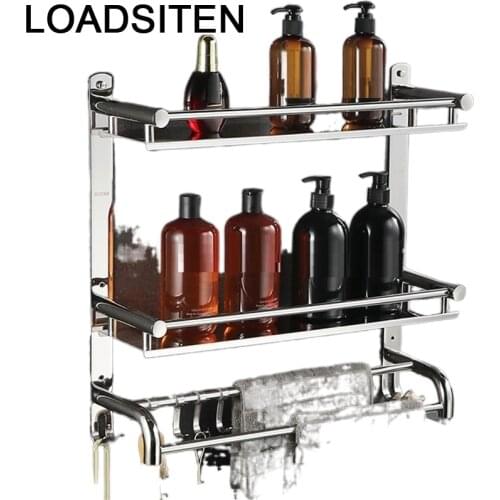 Do Lazienki Hairdryer Holder Rack Accessori Bagno Prateleira Shelves Banheiro Accessories Salle De Bain Bathroom Wall Shelf