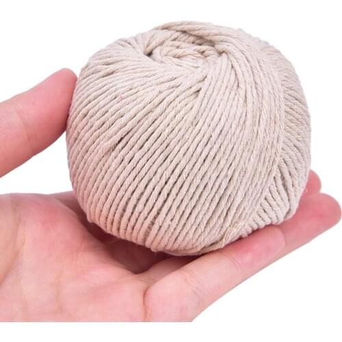 75m Cooking Tools Butchers Cotton Twine Meat Prep Trussing Turkey Barbecue Strings Meat Sausage Tie Rope Cord