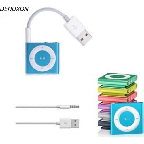 USB Charging Data Cable For Apple iPod For Shuffle USB to 3.5mm Jack Adapter Cable For MP3 MP4 Player Speaker Charger Cord Wire