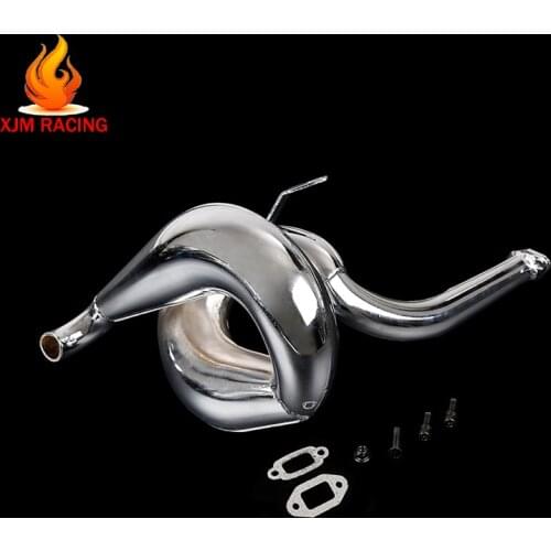 Metal Exhaust Pipe Set for 1/5 HPI ROFUN BAHA ROVAN BAJA KM Rc Car Racing 23CC 26CC 30.5CC 32CC 36CC 38CC 45CC Engines Parts
