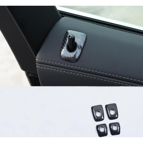 Stainless Steel Interior Door Lock Pin Pins Cover Trims 4pcs Decoration Stickers For BMW 2019 X5 G05 40i