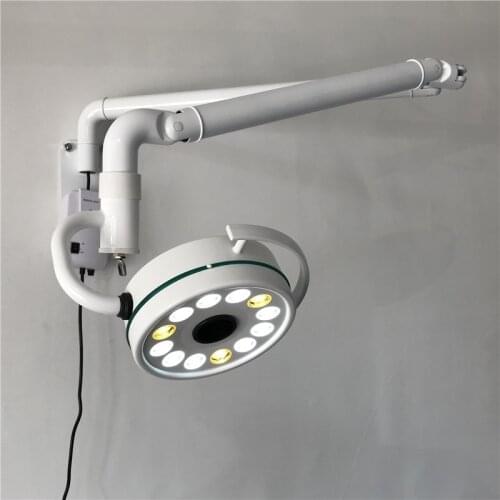 Wall Mounted 36W Medical Surgery LED Shadowless Light Operation Lamp Oral Implant Surgery Examination Lamp Pet Clinic(90V-240V)