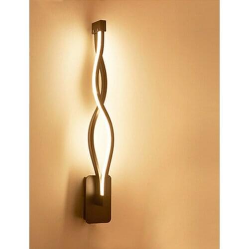 New design black/white LED Wall Lights Living Room Bedroom LED Indoor Wall Lamp Modern Home Lighting Wall Mounted Lamparas