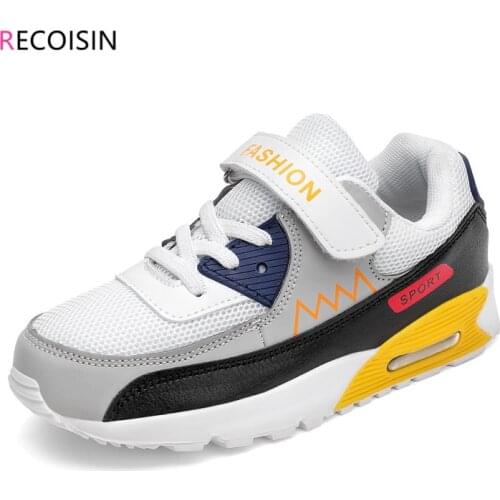 RECOISIN Autumn Children Shoes For Boys Sneakers Breathable Students Kids Sports Shoes for Boys Casual Running Sneakers Shoes