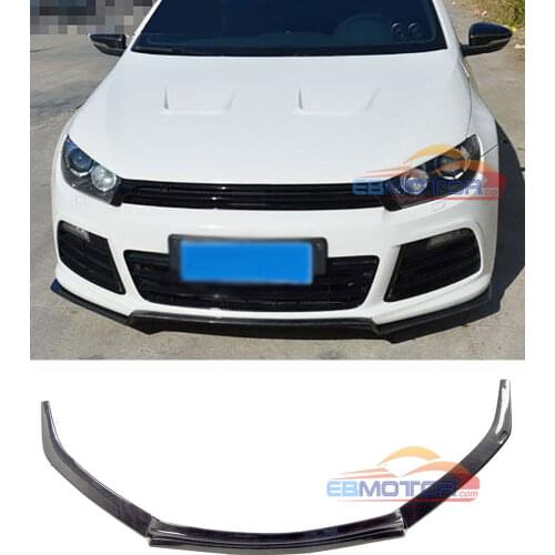 Home / For VOLKSWAGEN / Scirocco / Real carbon fiber front lip spoiler for VW Scirocco R bumper 2009-2014 V072
